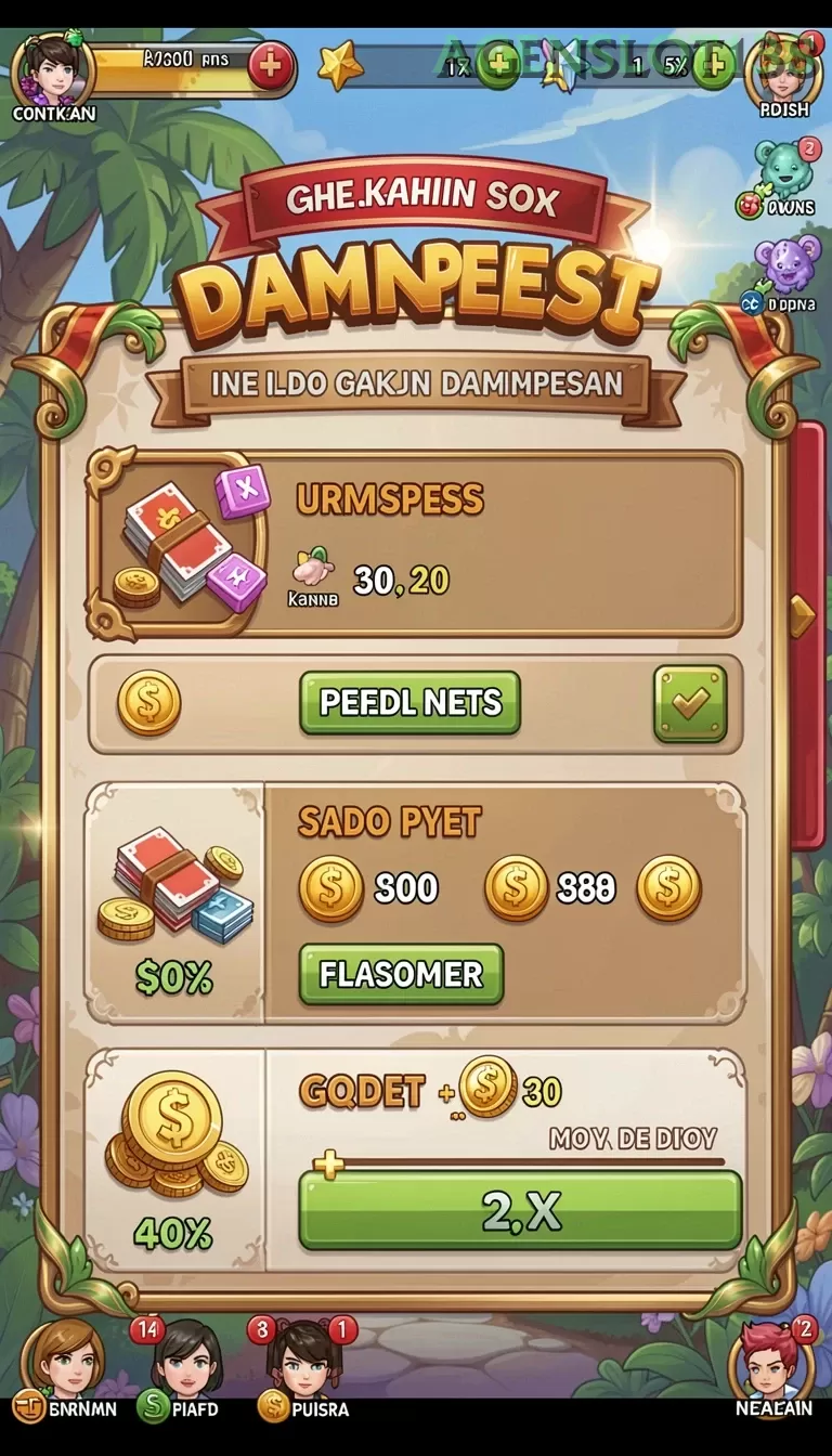 Cuplikan layar 555ZK — menu navigasi